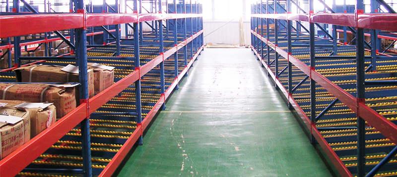 Carton Flow Racking Roller Rack  Gravity Roller Racking Roller Conveyor Racks