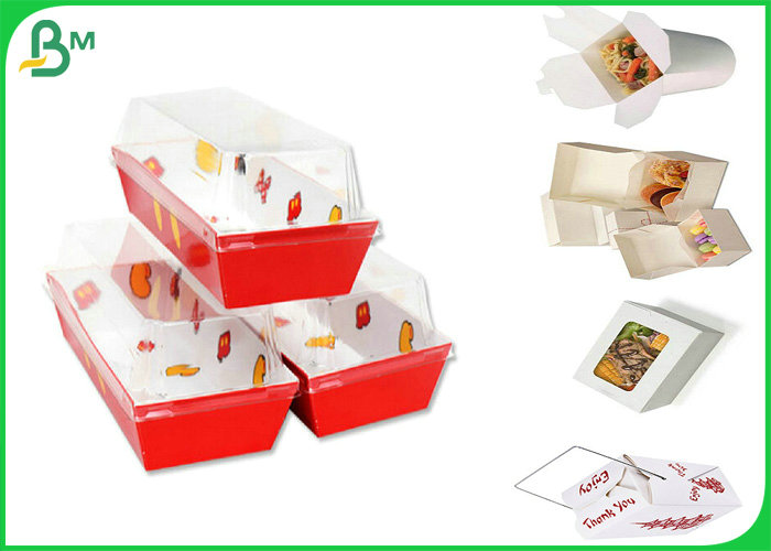 Food Grade 300gram 350gram One Side PE Coated Paper For Making Food Boxes