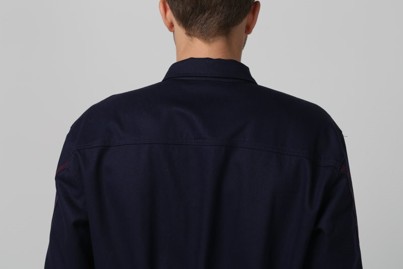 EN11612 Flame Resistant Clothing , 100% Cotton Flash Proof Overalls