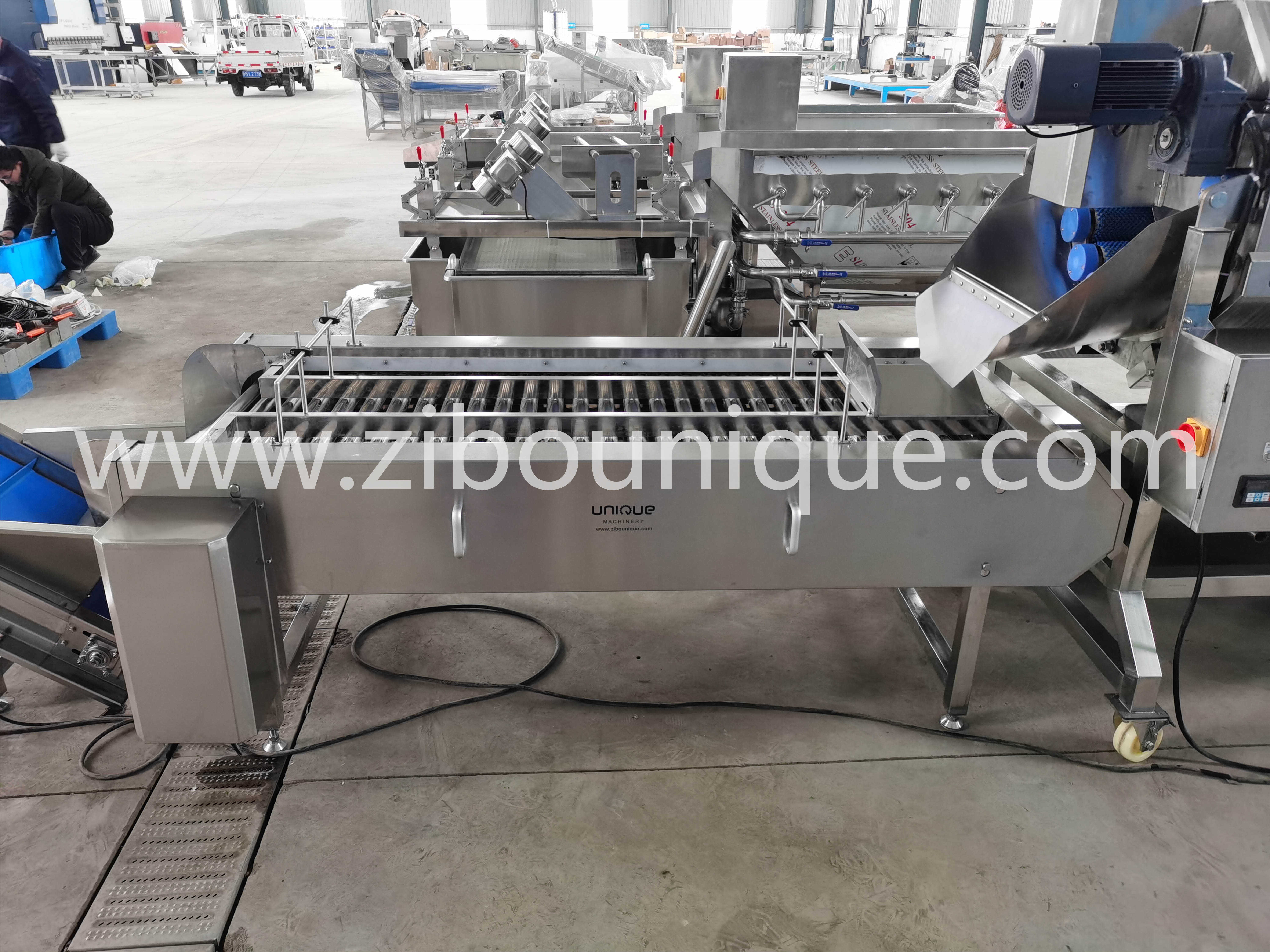Speed Adjustable Heavy Duty Vegetable Selecting Conveyor for Potato Inspection Needs
