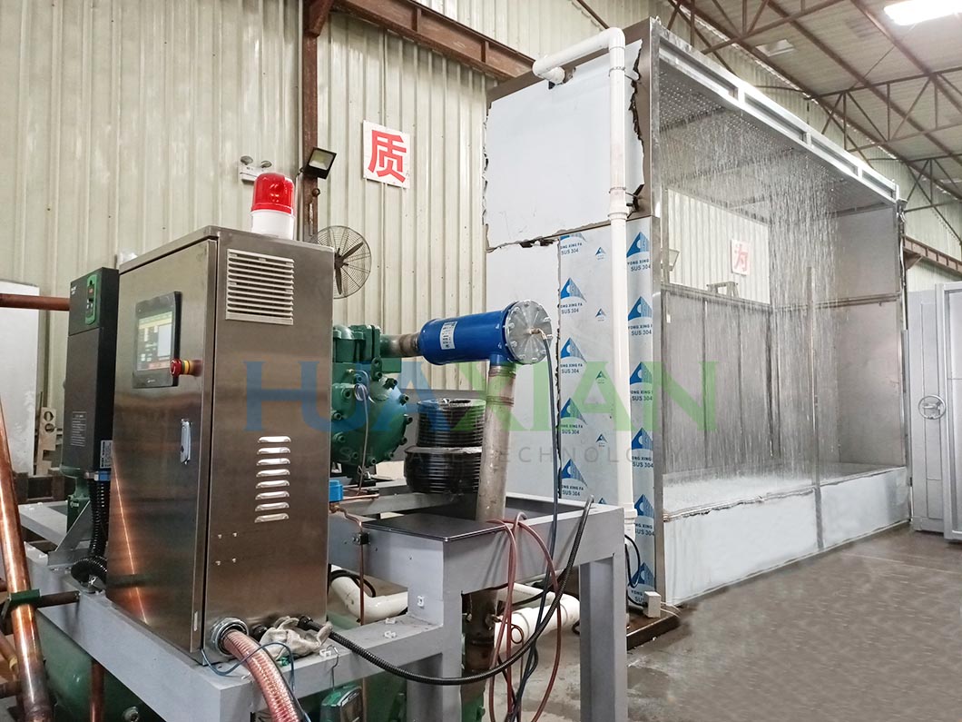 Industrial Hydro Cooler Stainless Steel 2000kgs 4 Pallet For Corns And Cherry