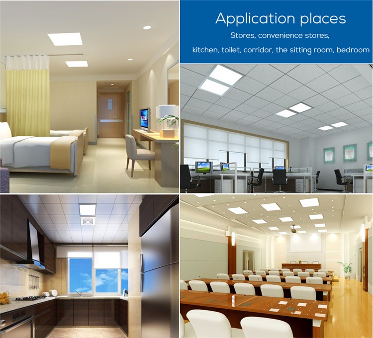 36/40/48W Square LED Light Fixture 30*30 60*60 30*120 60*120 With CE / RoHS Certification