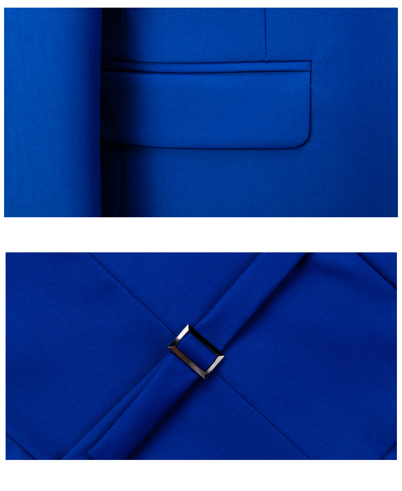 Other Mens Office Suit Single Button 3 Pieces Single Breasted Plus Size Suits Blazer
