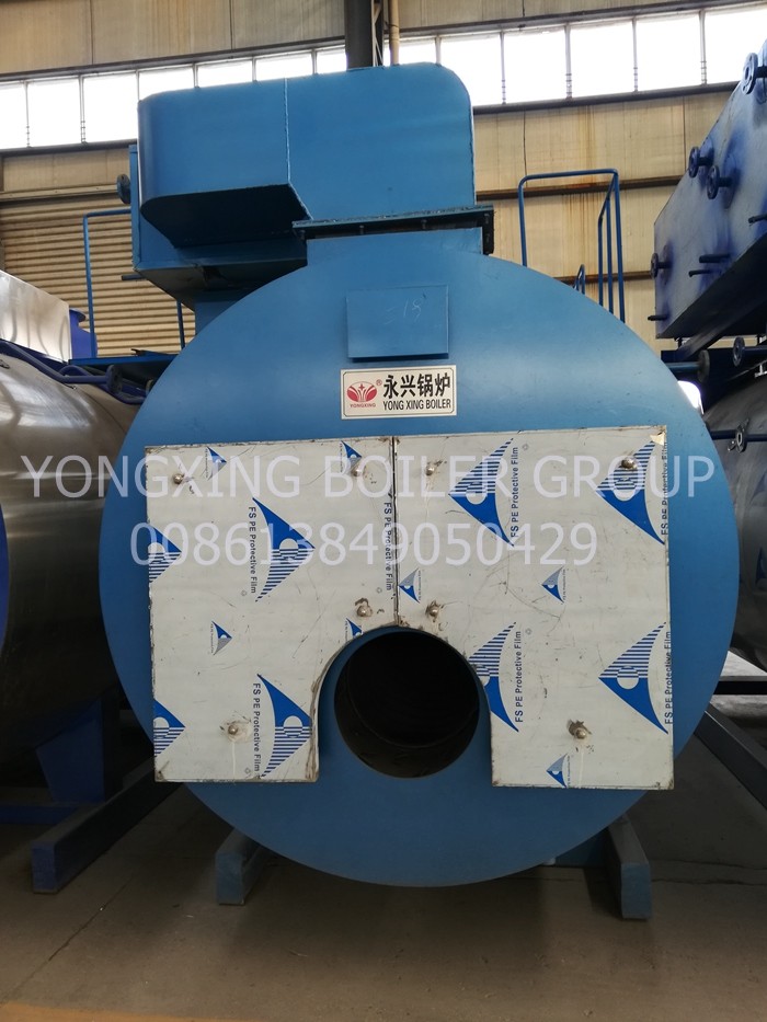 Horizontal Oil Fired Hot Water Boiler Oil Powered Boiler 5000000kal/H With Riello Burner