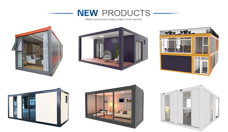 20ft 40ft Prebuilt Modular Container Home Three Bedroom Power Coated