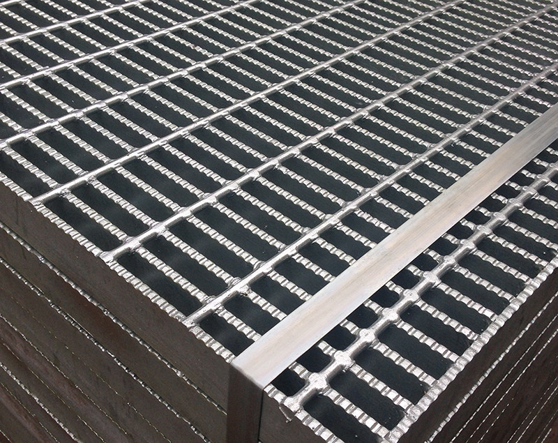Hot Dip Galvanized Steel Grating Serrated Heavy Duty Industry Platform Catwalk Construction