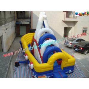 Commercial Inflatable Pirate Slide , Inflatable Jumping Slide For Child