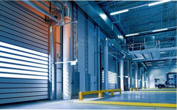 Automatic Fast Roller Shutter Doors Insulated Aluminum High Speed Spiral Doors