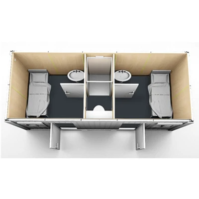 20ft or 40ft Mobile Living Container House with Customized Galvanized Steel Structure