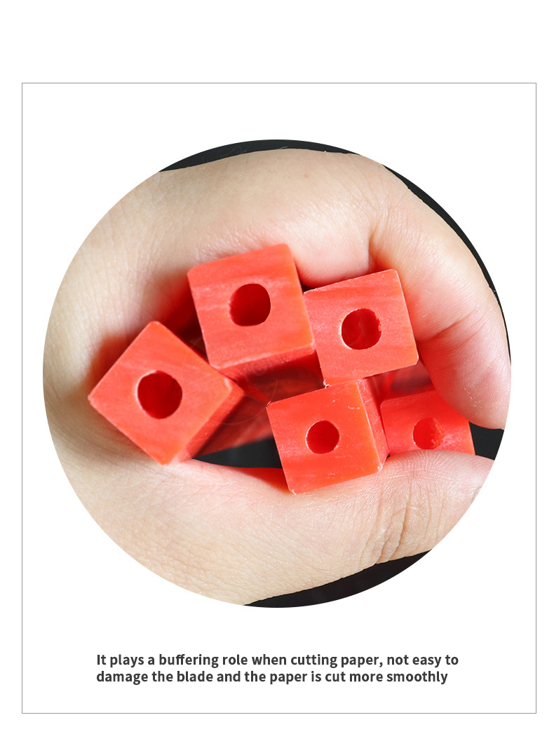 PVC Plastic Red Cutting Stick for A4 Paper Cutting Machine Guillotine Blade Spare Parts