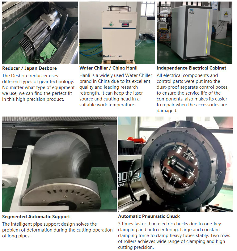 60m/Min 2kw Metal Pipe Laser Cutting Machine 1kw-30kw