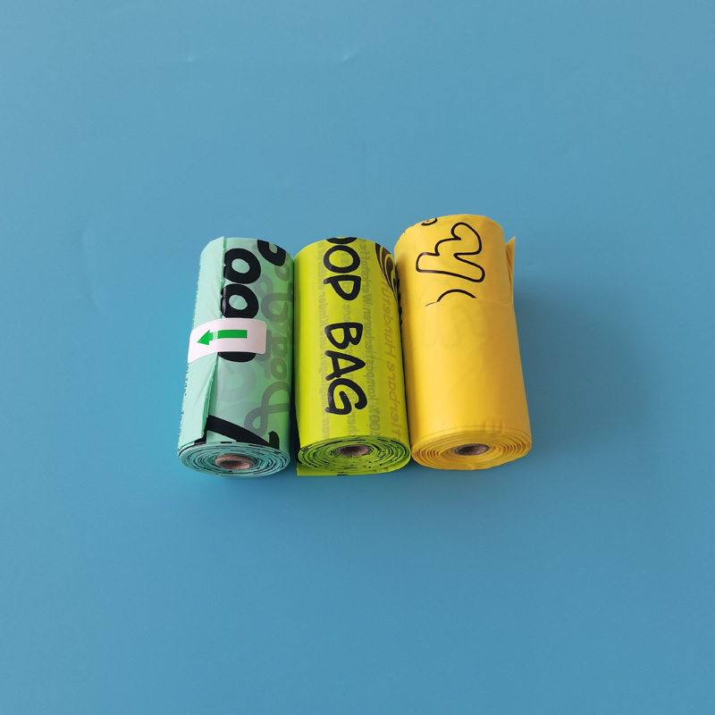 Pet Poop Bag Biodegradable Custom Label Dog Poop Waste Disposal Bag