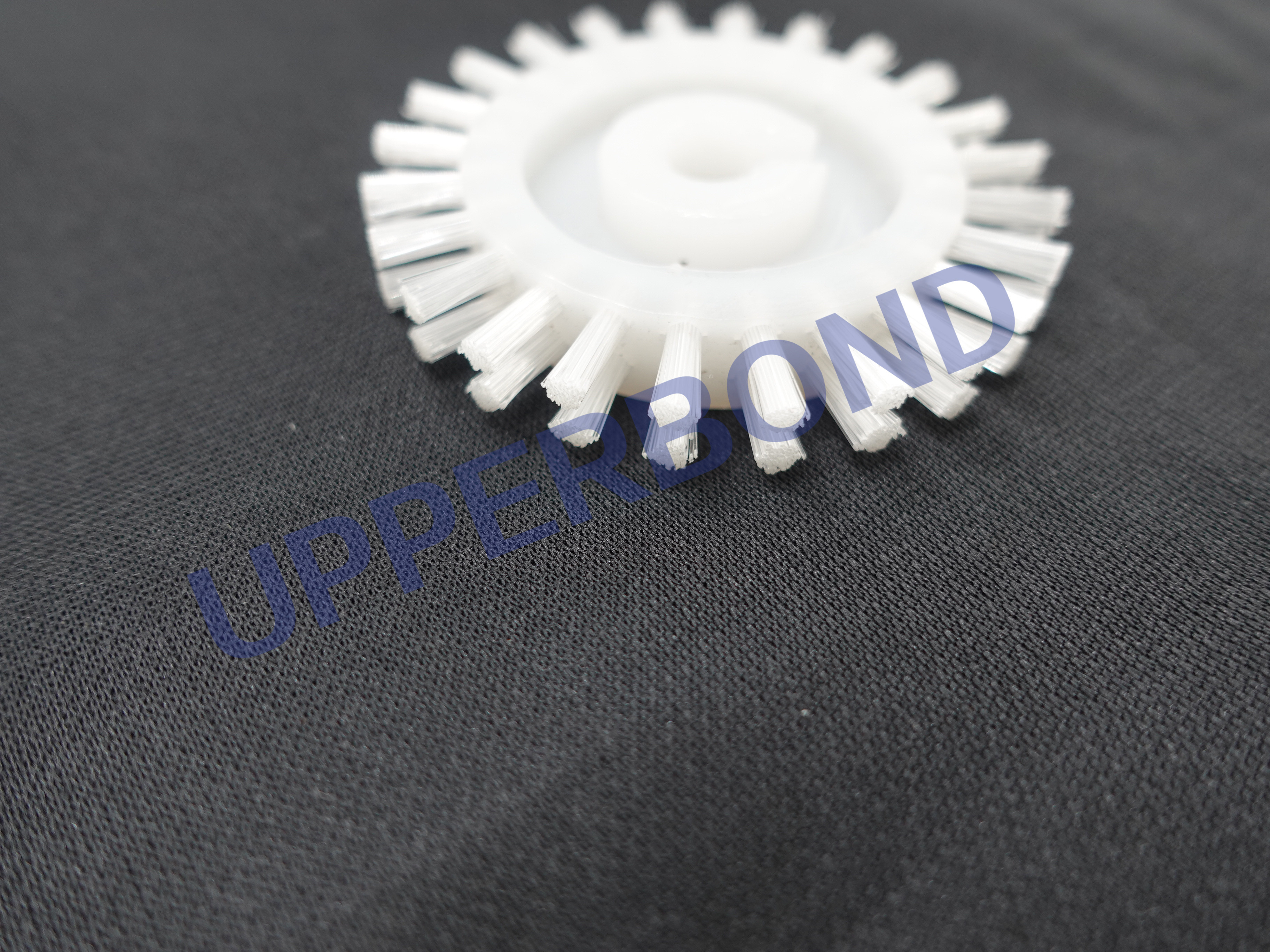 White Plastic Nylon Short Brush For Cigarette Making Machines