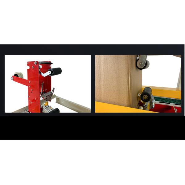 Construction Works Auto Box Taping Carton Sealing Machine with Packaging Material