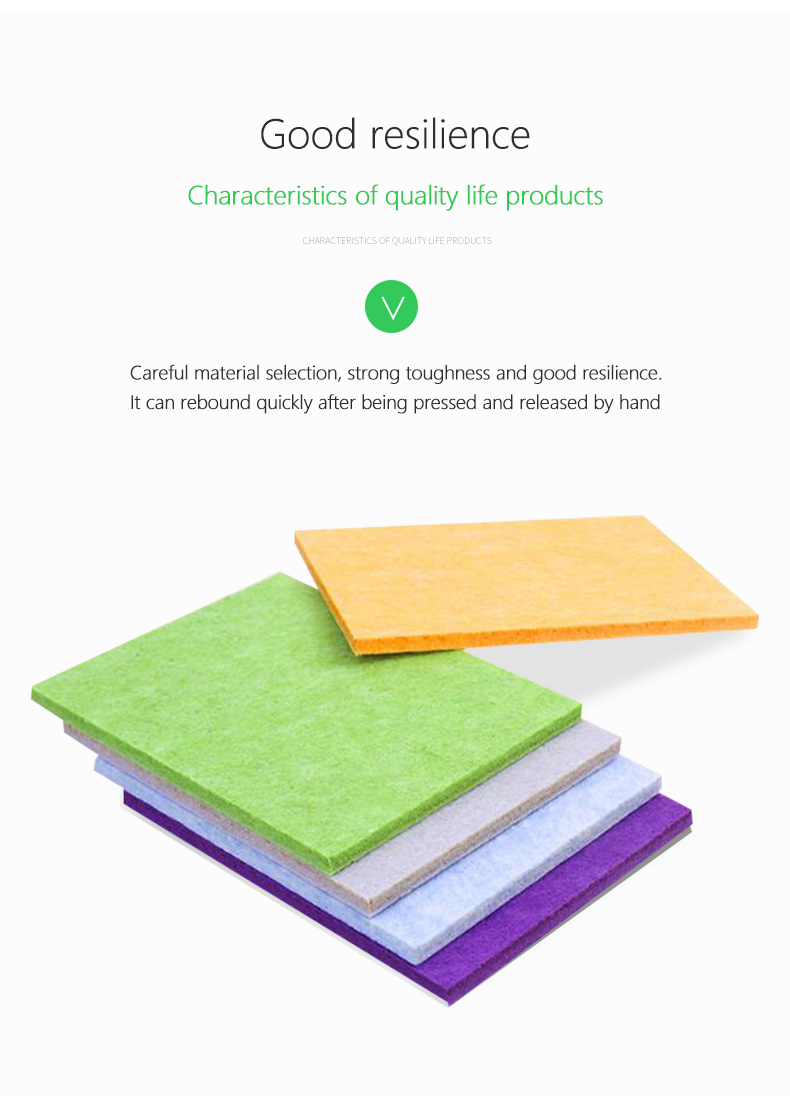 Meeting Room Design Style Curved Polyester Fiber Acoustic Panel