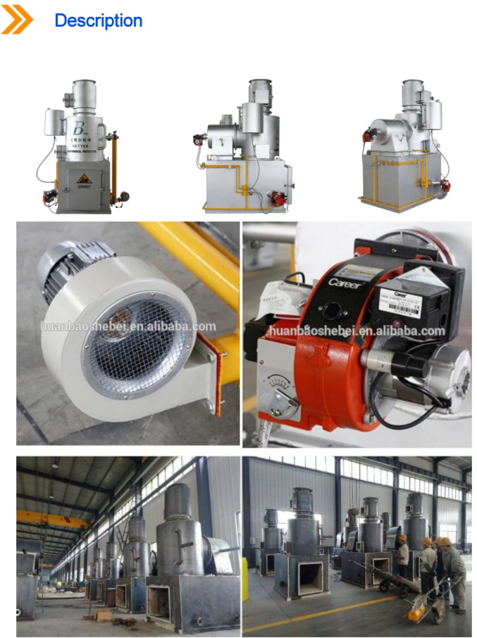 Advanced 500KW Incinerator for Comprehensive Solid Waste Treatment Weight KG 1000 kg