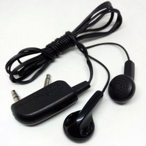 Portable Media Player Compatible Airline In-Ear Earphones No Control Button