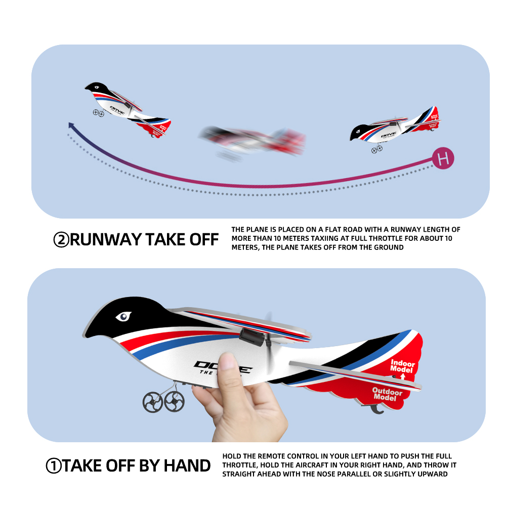 Color Box Size 278*266*72 mm Rc Bird Flying Toys 2.4g 2ch Remote Control Toy Electric Flying Bird Mpp Foam Rc Airplanes