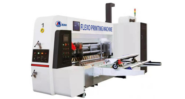1200mm Carton Box Flexo Printing Machine 200Pcs/Min With Slotter
