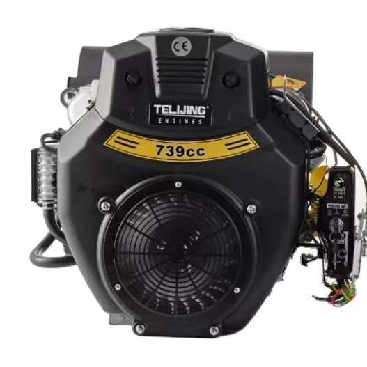 Loading Qty 20GP/40HQ 81/228 OHV 27 hp 739cc Twin Cylinder Gasoline Engine for Generators