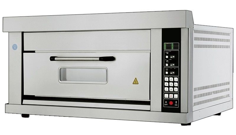 SS Automatic Gas Bread Oven 1 Deck 2 Trays Computer Version Adjustable Temperature Use Natural Gas or Liquefied Gas