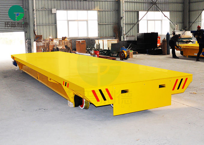 Material handling equipment 15 ton transfer cart battery powered applied in outdoor working site