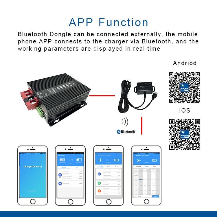 DC-DC Booster Charger 12V 30A Solar MPPT 20A Fridge Charger 20A Controller For RV Vehicle Car Yacht