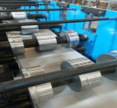 High Speed Downspout / Down Pipe Roll Forming Machine 380V 7.5KW Main Motor