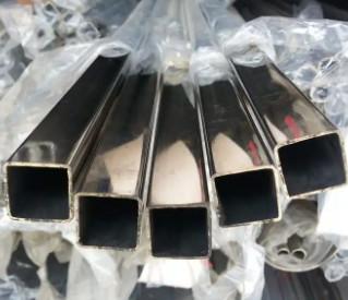 AISI 201 304 316L Stainless Steel Square Pipe Inoxidable Cold Rolled ERW Bright
