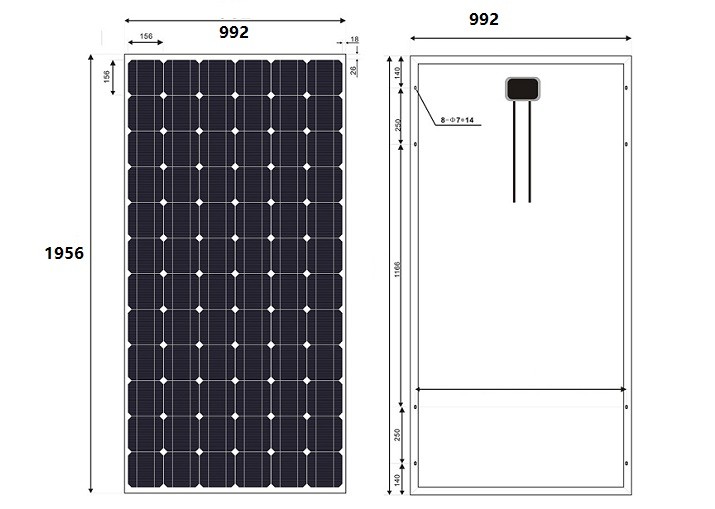 Unique Frame Design Monocrystalline Solar Module With High Mechanical Strength