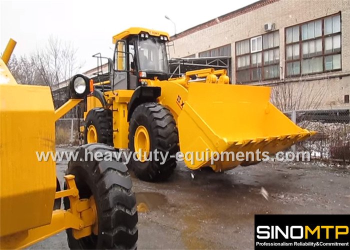8ton wheel loader XGMA XG982H with Cummins engine , 4.4m3 bucket , 228kN breakout force