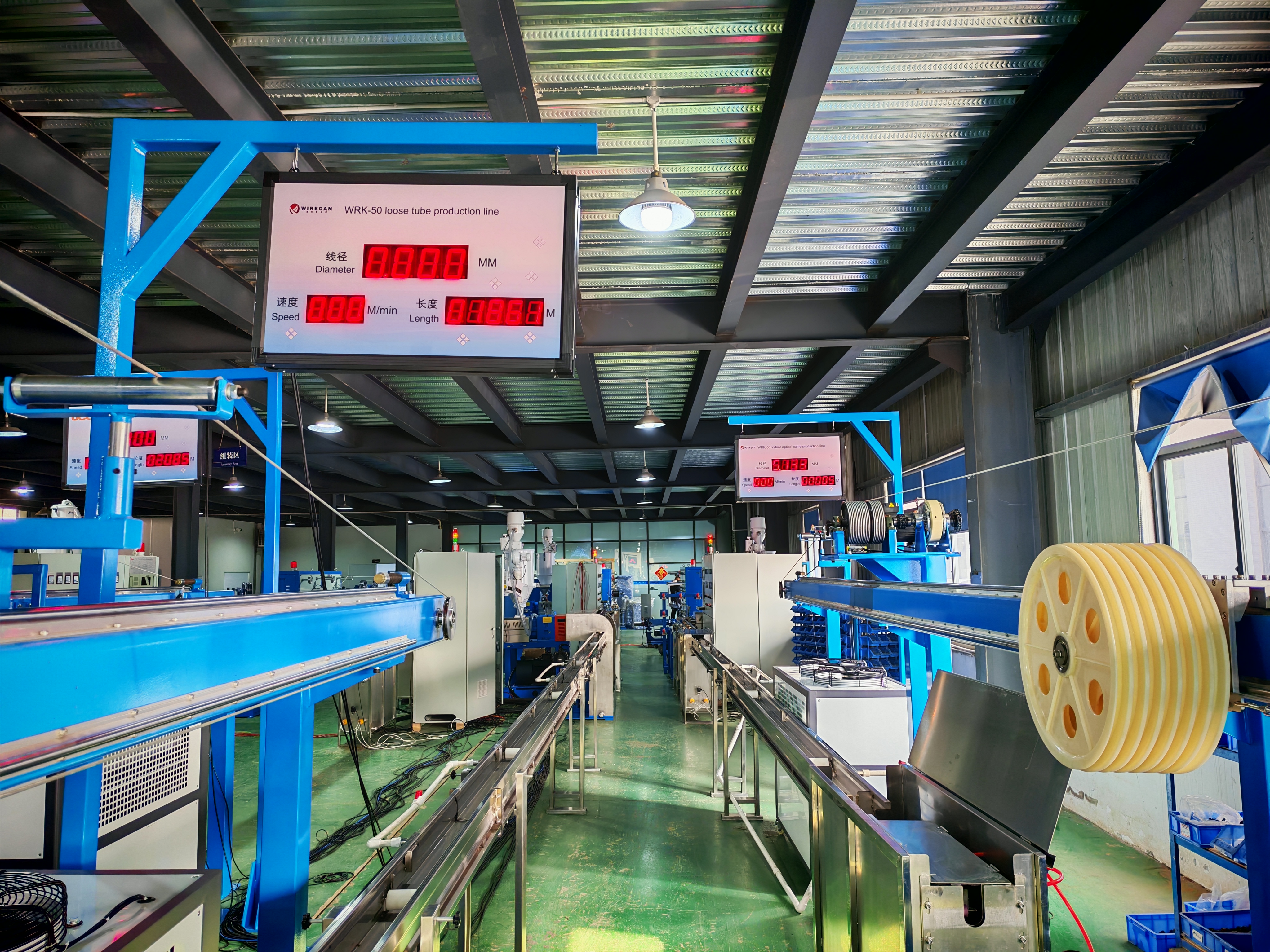 FTTH Indoor Fiber Cable Production Line | High-Speed Optical Cable Manufacturing