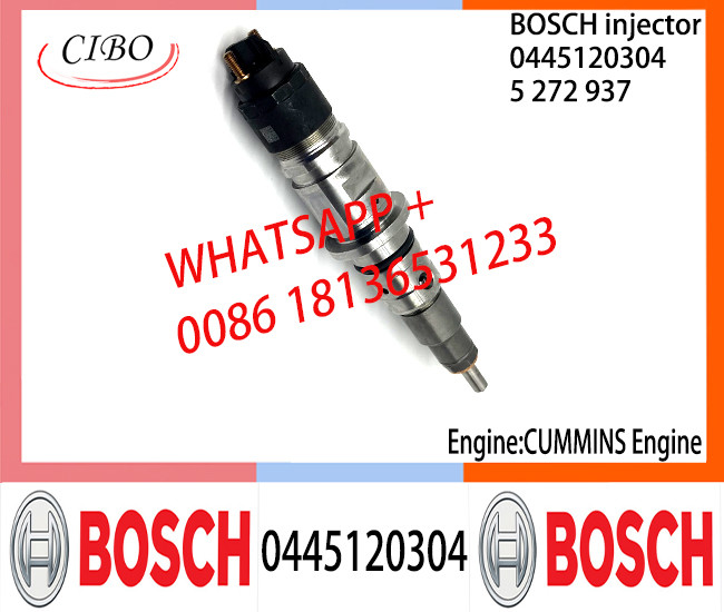 BOSCH 0445120304 Neutral Diesel Fuel Injector Assembly 0445120304 5272937 For CUMMINS Engine