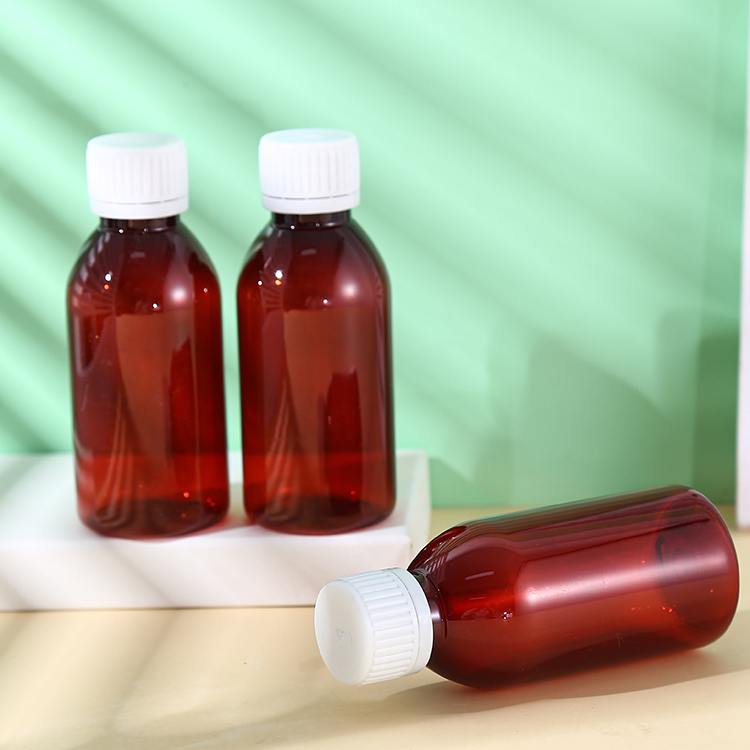 100ml-300ml Child Resistant Pharmaceutical Pill Bottle With Hinge Cap and Easy-pulling Lid for Pharmaceutical Packaging