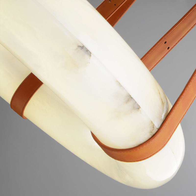 Pure Natural Marble Staircase Modern Pendant Lights Fixture 3000K To 6000K