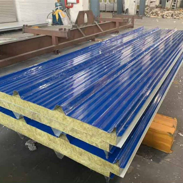 Purification Board Preservation Fireproof Rock Wool Sandwich Board Heat Insulation Square Cabin Hospital