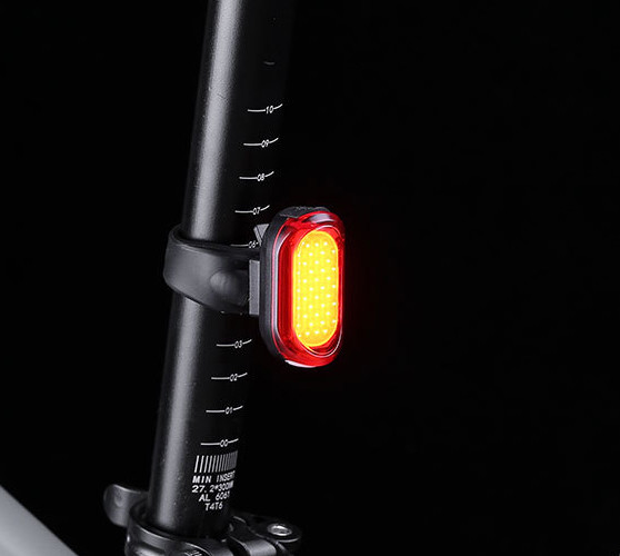 400mAh Rechargeable Bicycle Light White/Red/Custom LED 2-3Hrs Charging