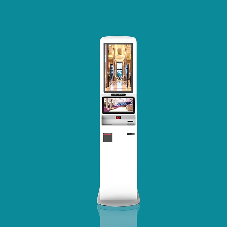 Touch Screen Payment Kiosk Automatic Hotel Lobby Check In Kiosk