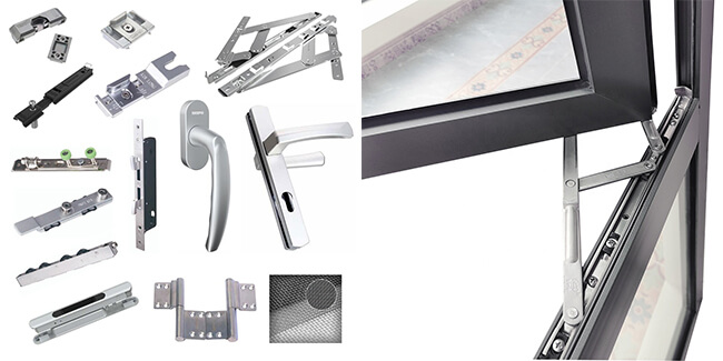 aluminum casement window