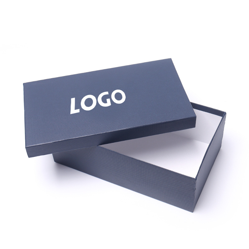 Colorful Plain Corrugated Shoe Box Rigiding Mounting With Logo Printing Handling