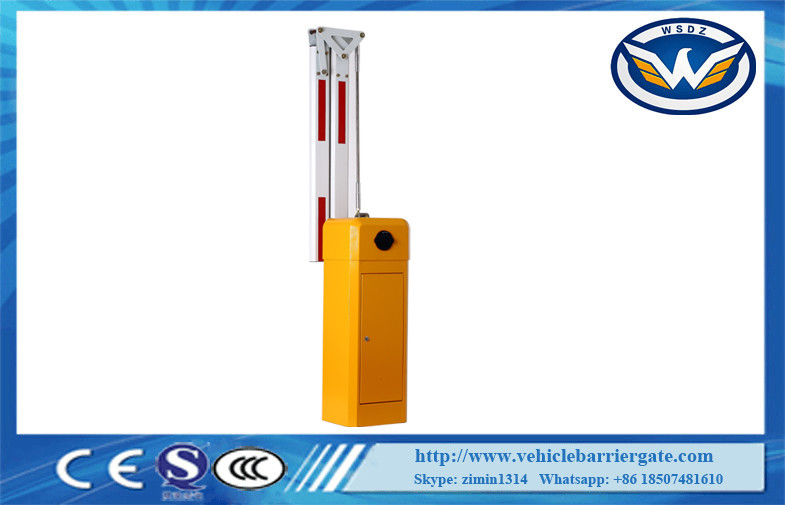 AC Motor Fence Arm Gate Barrier Automatic Car Park Barrier with Fence Boom
