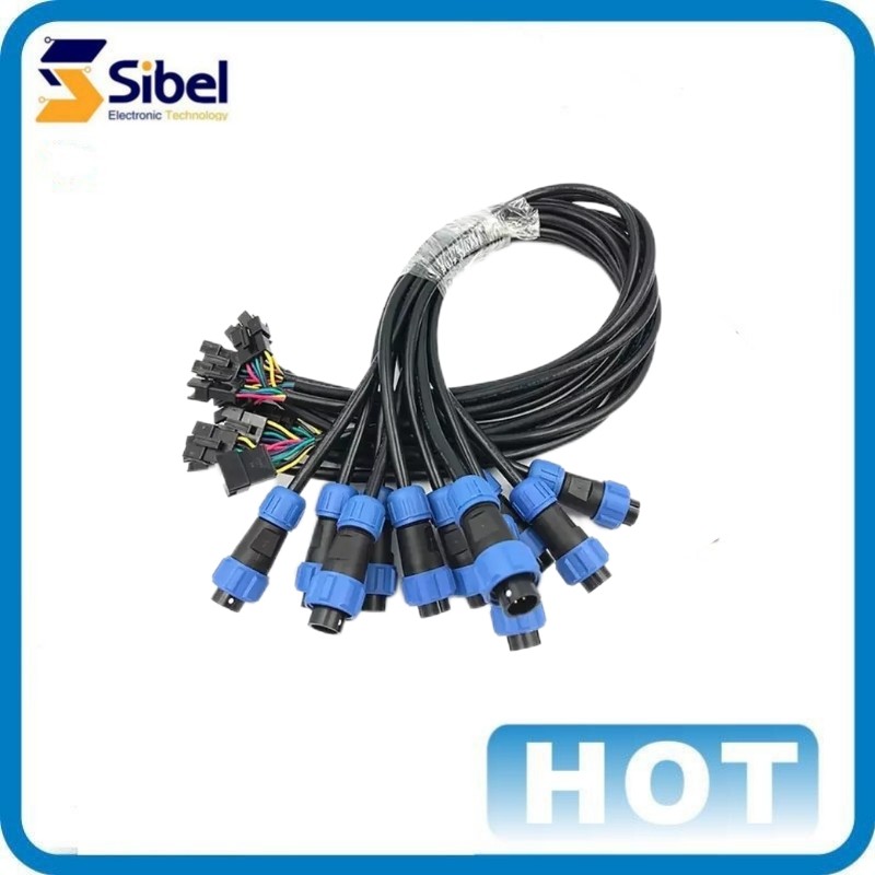 Custom-made automotive electric cable assembly wiring harness of electric vehicle