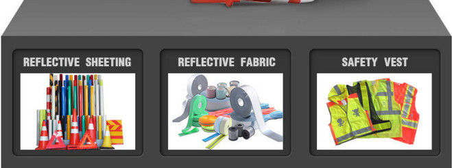 High visibility reflective stripe Glow In The Dark Ribbon / Reflective Piping / Reflective Yarn