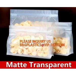 Resealable silver noni mylar zip lock bags with clear front and foil back,