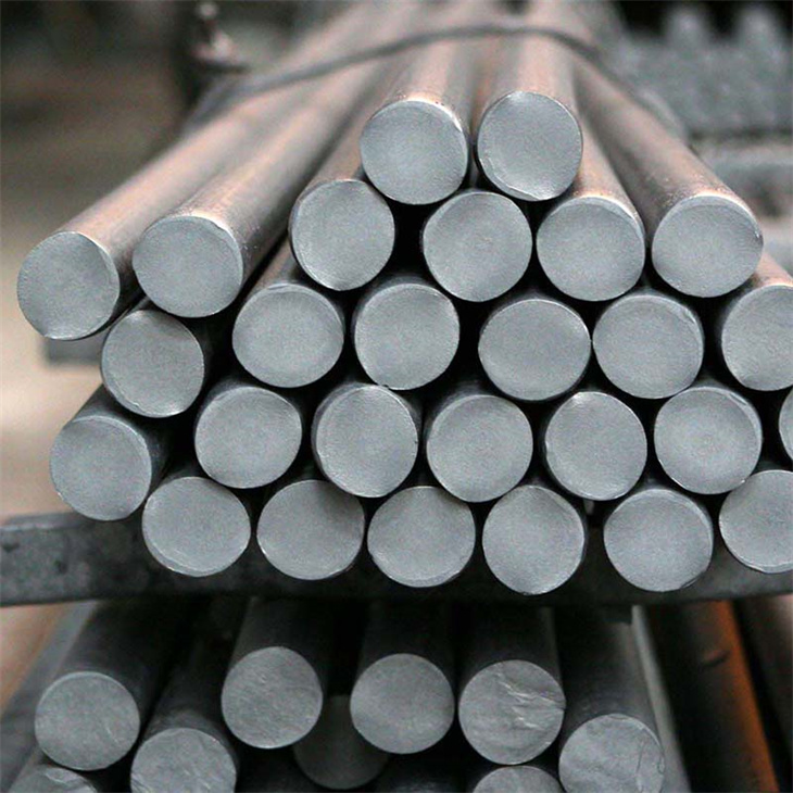 Silver Cold Rolled Steel Alloy Round Rod Annealed 170-207 Hardness ASTM GB JIS Standard