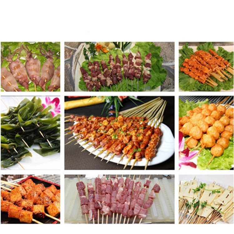 Stainless steel chicken Satay skewer meat grinder 2-in-1 meat grinder