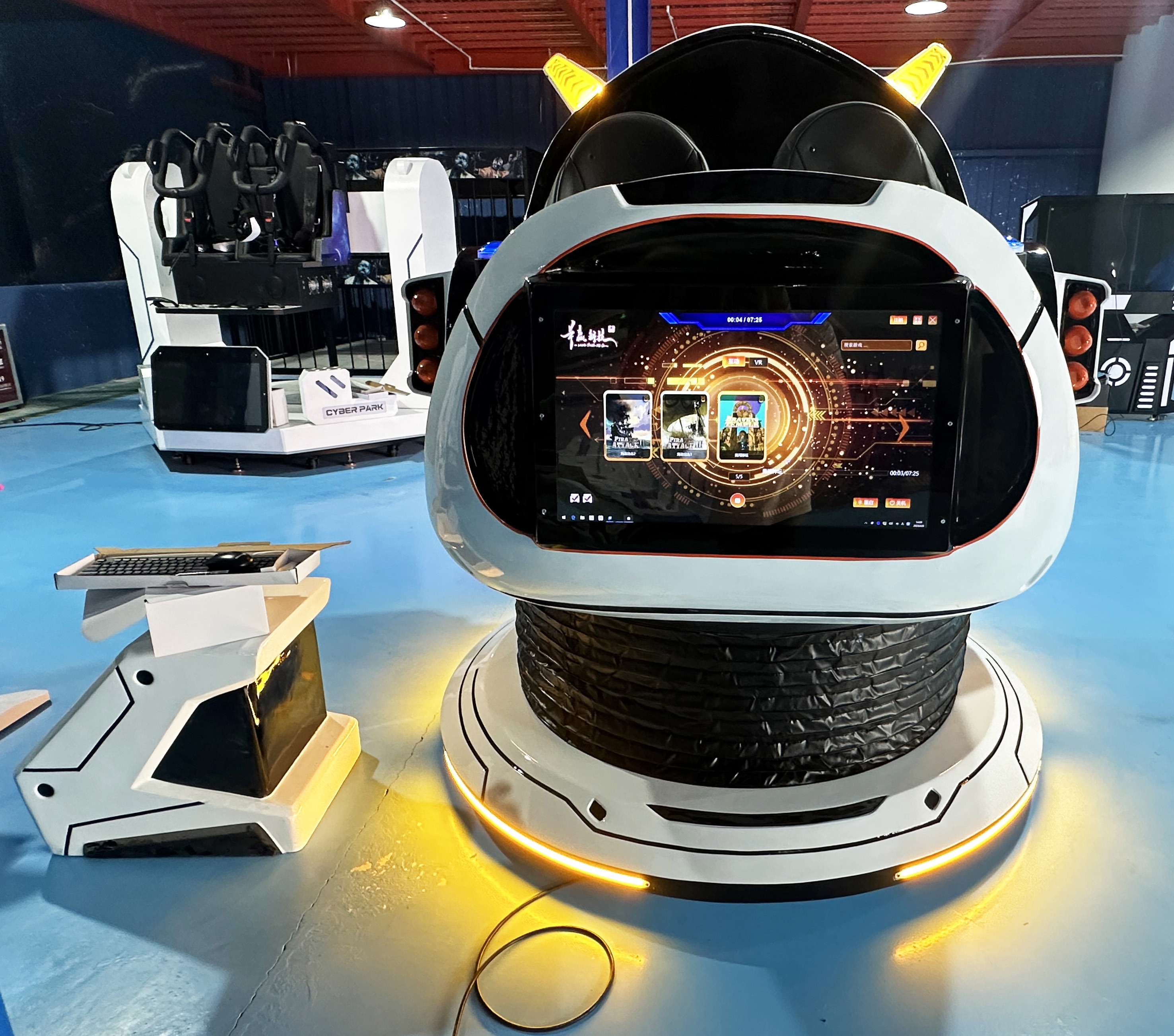 Customizable 9D VR 360-degree Virtual Adventure Island Reality VR Cinema Plug Type For VR 360 Game Machine Unforgettable Virtual Experiences
