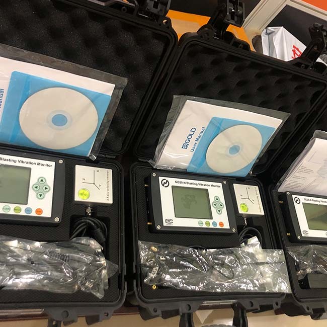 ODM Seismic Instruments Reliable Blasting Vibration Monitor 3 Channels