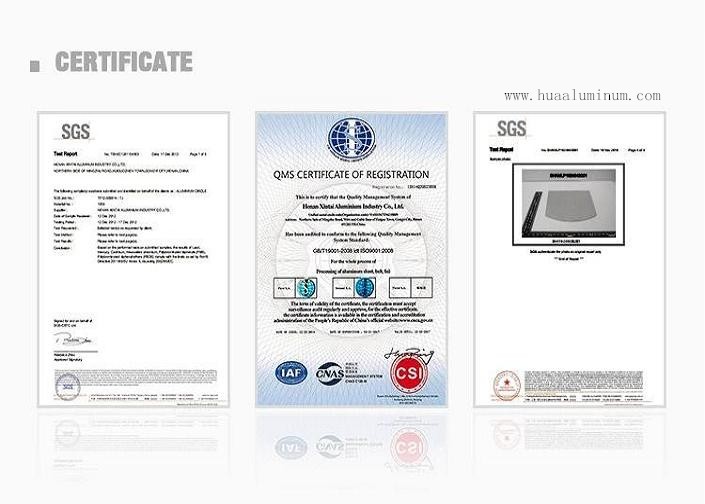 Brushed Surface 0.3mm Thickness Coated Aluminium Coil FDA Certification