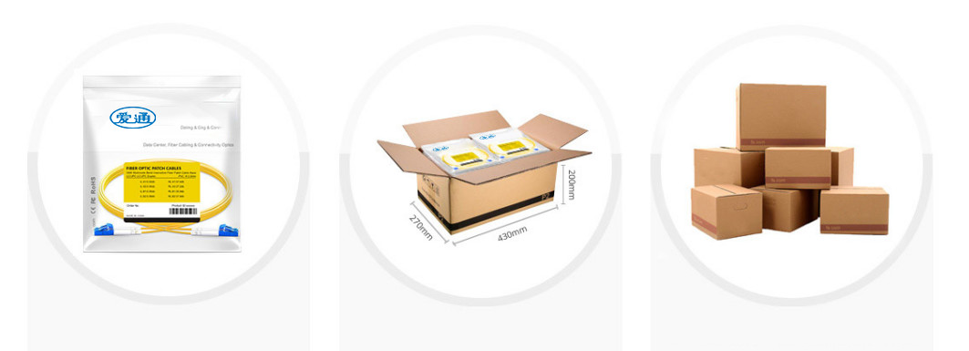 FTTH FTTB 1M Fiber Optic Pigtail LC-SC Carrier Grade Single Mode